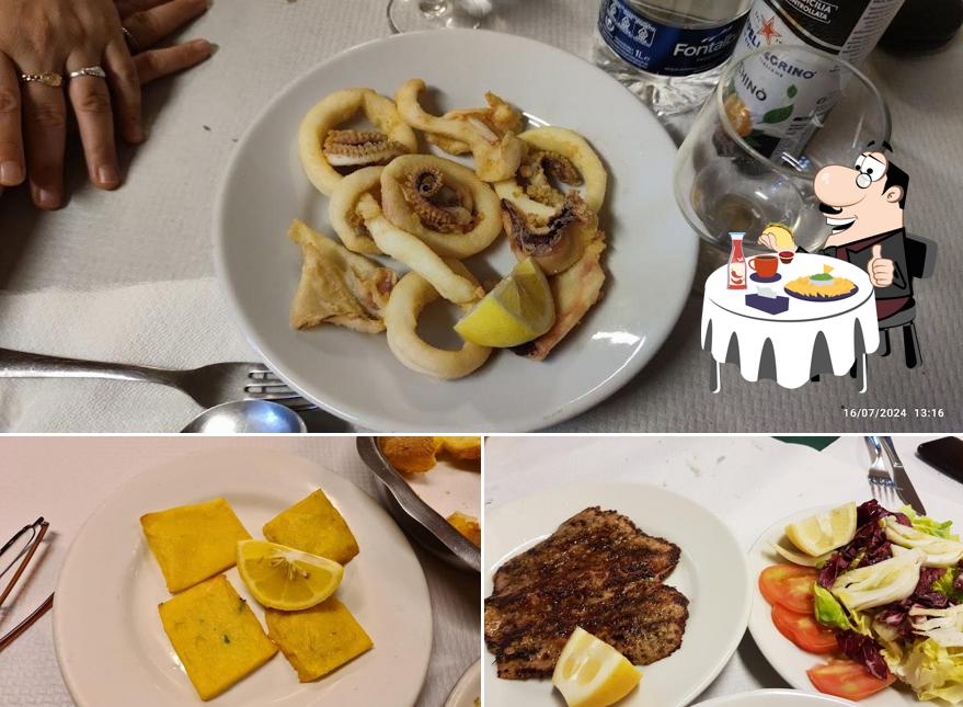 Piatto di formaggi al Trattoria Trapani