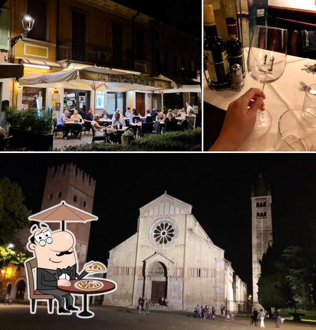 Goditi la vista dagli esterni di Trattoria ai Piloti