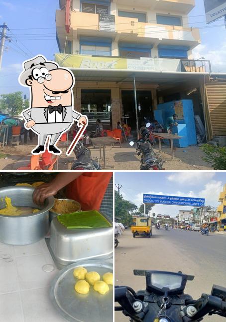 Check out the image depicting exterior and food at Corner Cafe