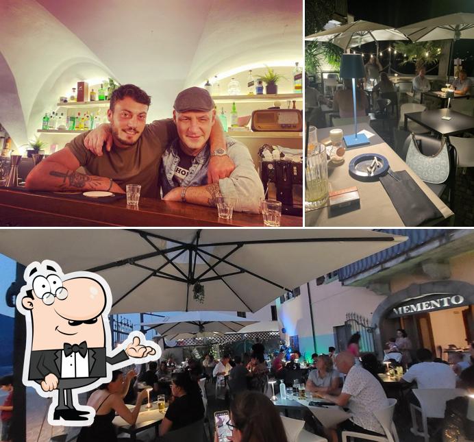 La interni e cibo del ristorante