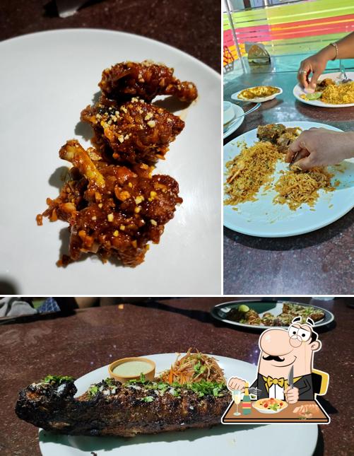Food at Bhimas family restaurant