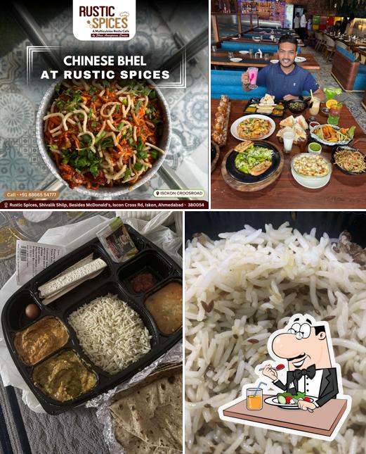 Food at Rustic Spices Cafe and Restaurant