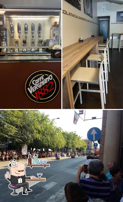 Gli interni di Bar Sport