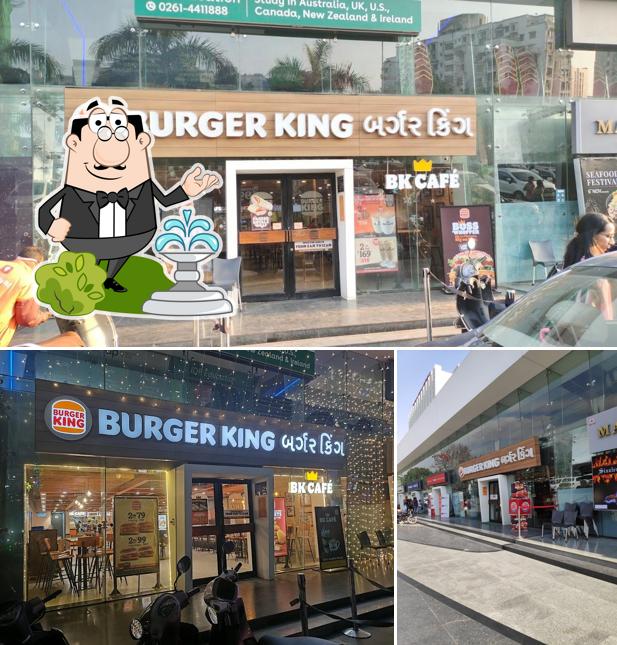 The exterior of Burger King