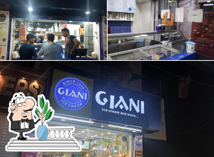 The exterior of Giani Ice Cream