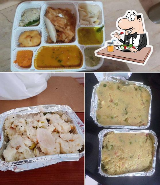 Food at AMR Restaurant