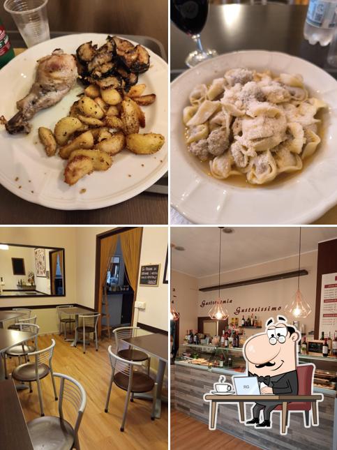 Tra le varie cose da Gustosissimo Gastronomia si possono trovare la interni e bevanda