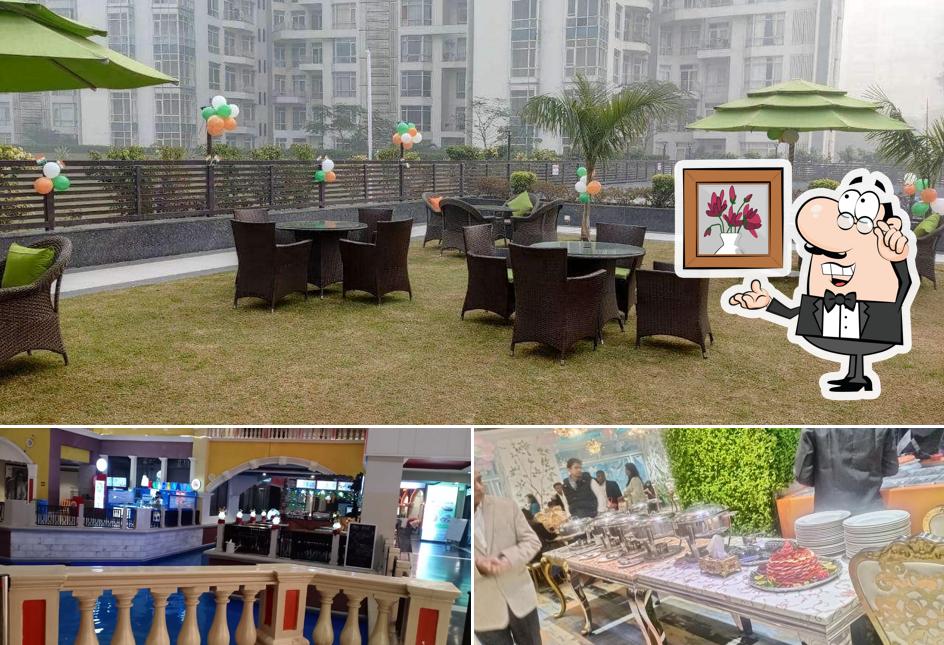 The picture of Star Delhi cafe’s interior and food