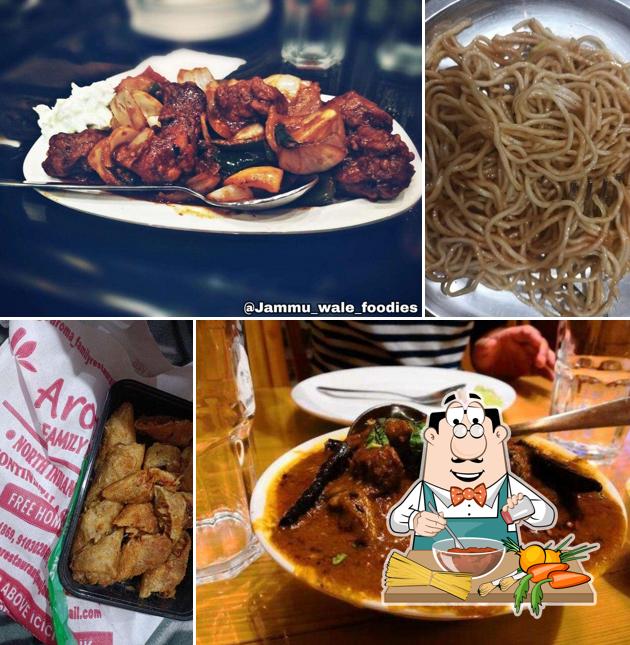 Spaghetti bolognese at Aroma's Family Restaurant Janipur