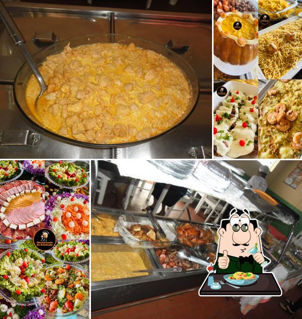 Comida em Churrascaria do Estudante