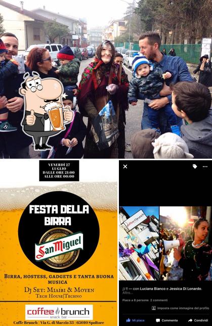 Puoi prenderti un rinfrescante bicchiere di birra chiara o scura