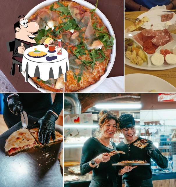 Piatto di formaggi al L'Angolo della Pizza di Michela Giannotti