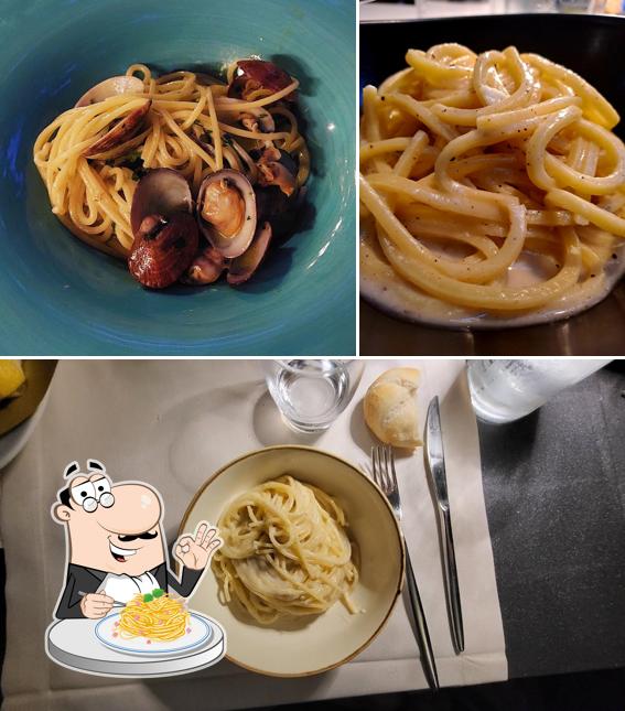 Spaghetti alla carbonara al Terrazza Mata