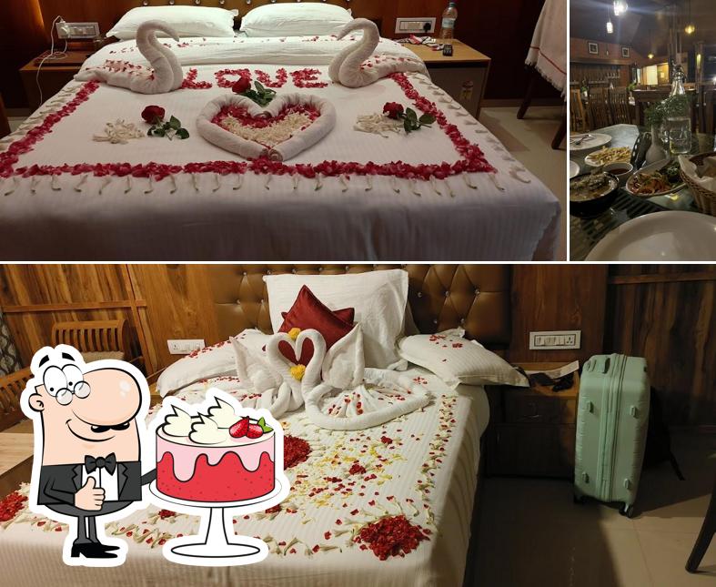 Red velvet cake at Grand Valley Resort Munnar