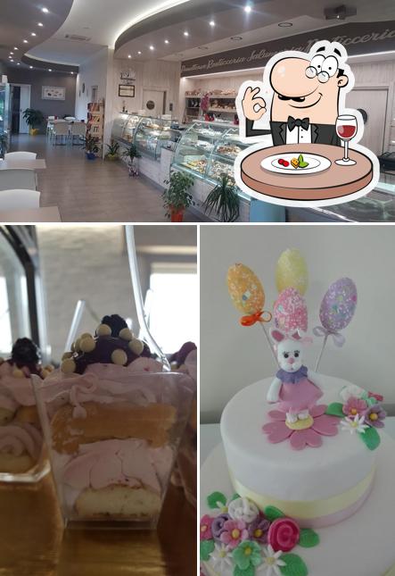 Guarda la foto che presenta la cibo e interni di Panificio Antico Pane Dei Fratelli Blotta