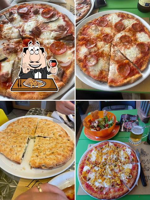 A Pizzeria D'Amore Mio, puoi provare una bella pizza