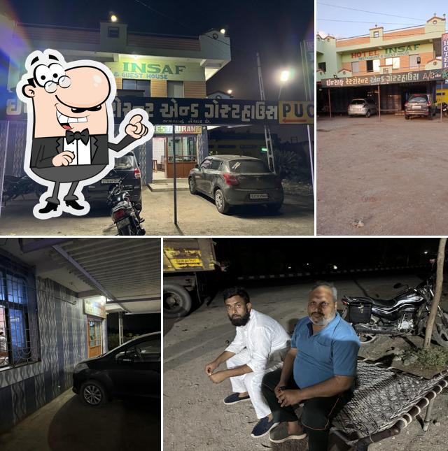 The exterior of Hotel Insaf Restaurant And Guest House