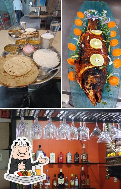 The restaurant's food and beverage