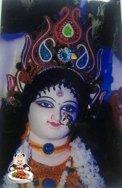 Food at Koley bari saraswati puja