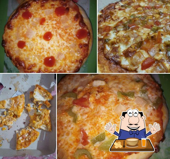 Food at Yellow Box Pizza