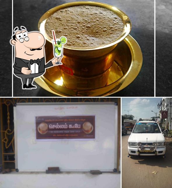 Chellam Cafe offers a number of drinks