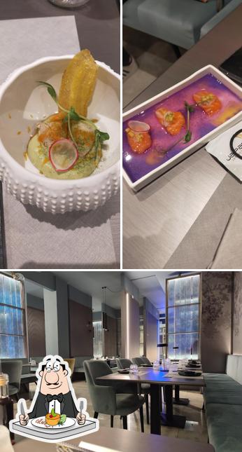 Dai un’occhiata alla immagine che presenta la cibo e interni di Japan House Rosà