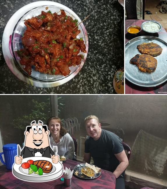 Steak at Ammana Mane Oota.Home made fish meal