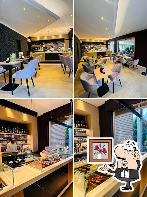 Gli interni di Atmosphere Boutique Cafe