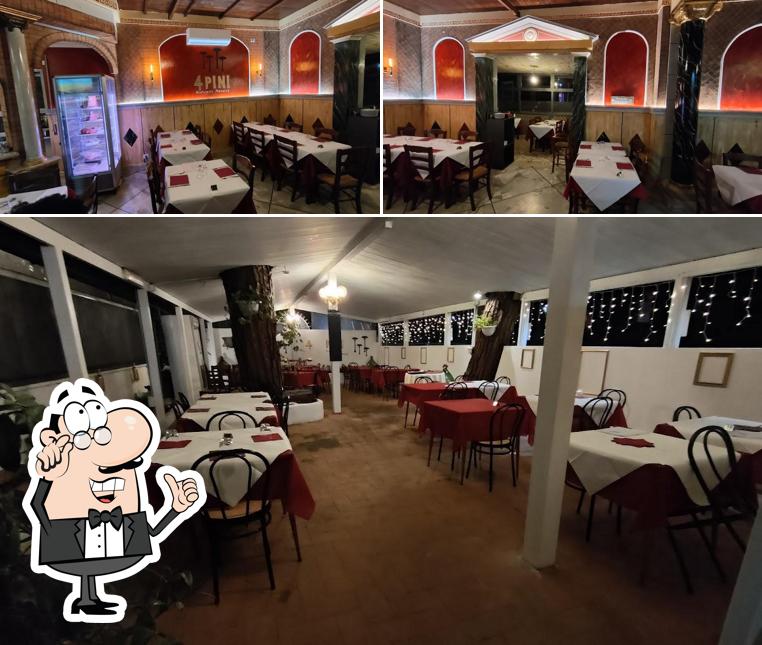 Gli interni di Ristorante 4 Pini