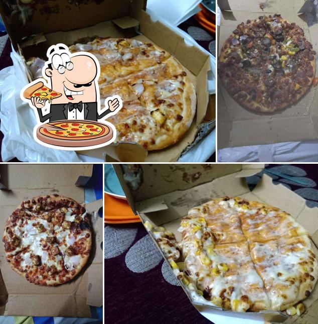 Try out various types of pizza