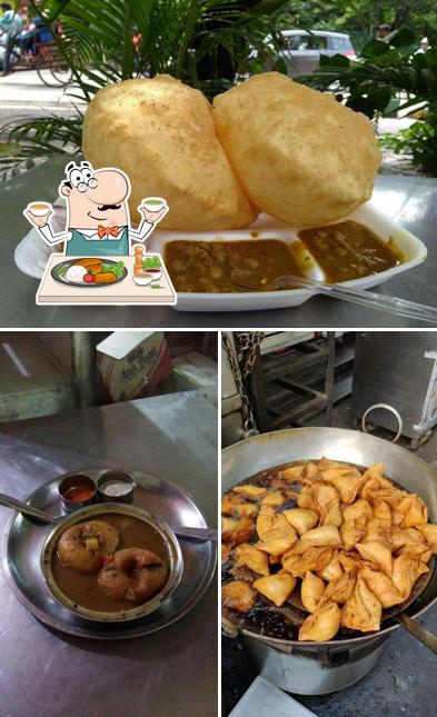 This is the image showing food and exterior at Aggarwal Sweet Point
