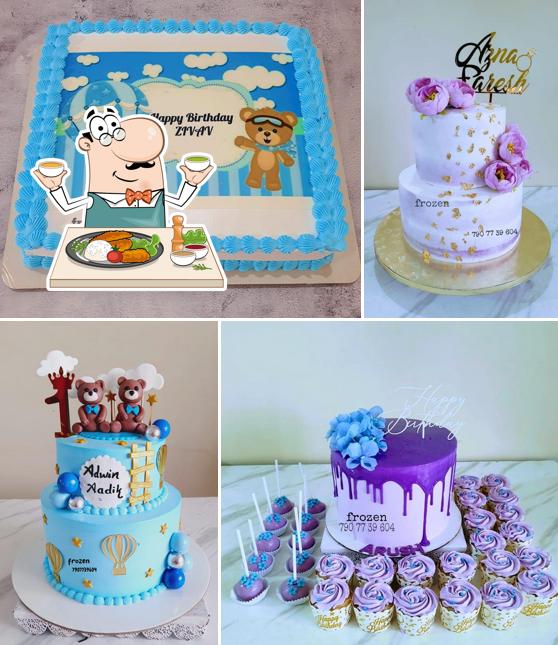 Food at FROZEN Homemade cakes