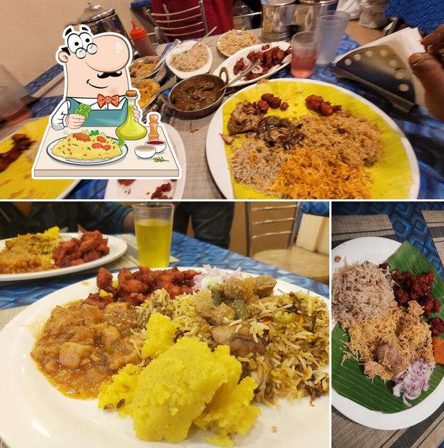 Food at AHM restaurant