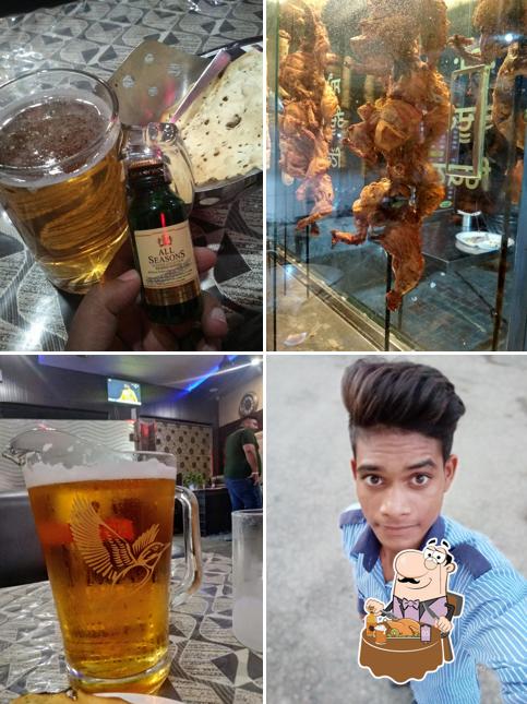 Order a glass of light or dark beer