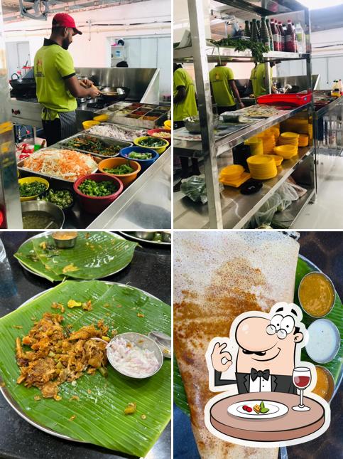 Food at Hotel Lakshmi villas pure veg