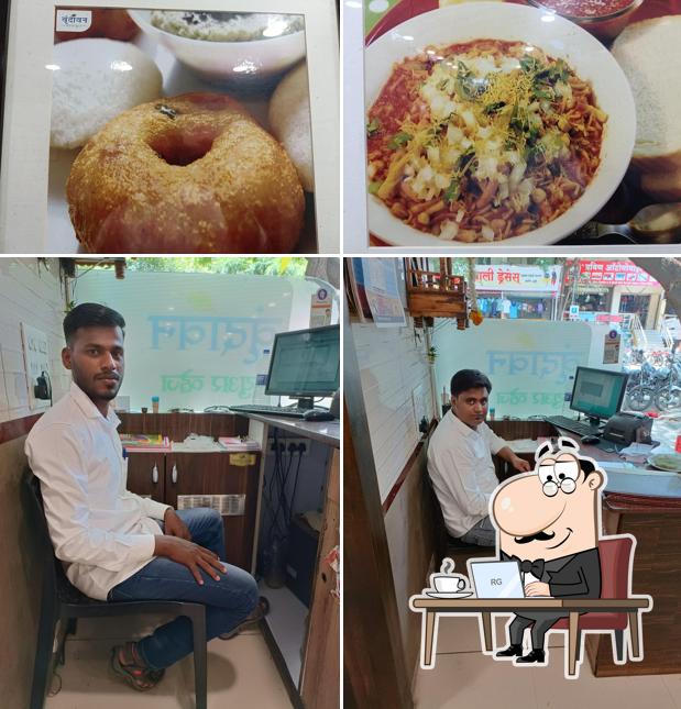 The picture of Hotel New Vrindavan’s interior and food