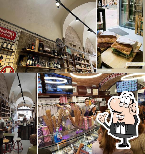 Siediti a un tavolo di Vinaio di San Gimignano