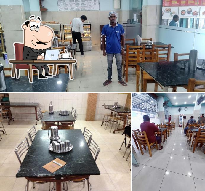 The interior of Kammaths cafe