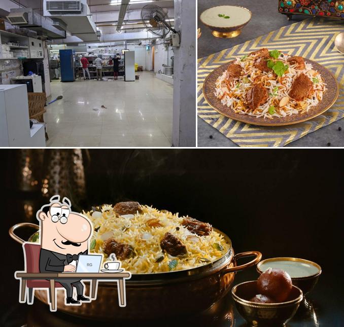 Check out the photo depicting interior and food at Behrouz Biryani Abbanna Colony