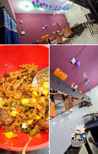 The picture of food and interior at MAHIMA HOTEL