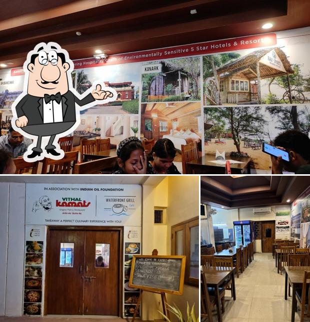 The interior of Kamat Food Court