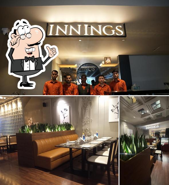 The interior of Innings Restro & Cafe