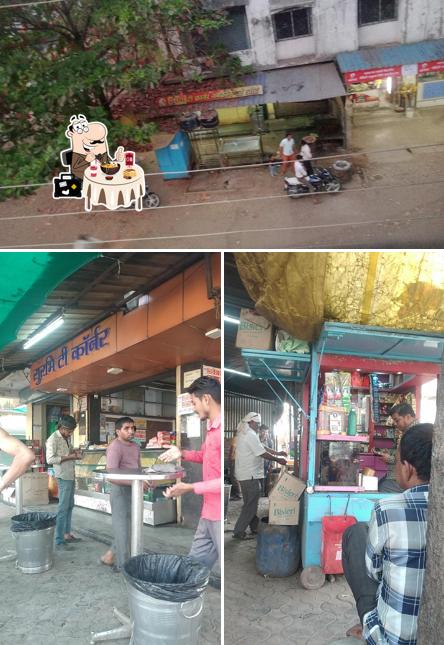 The photo of food and exterior at Surbhi Tea Corner