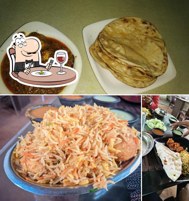 The restaurant's food and beverage