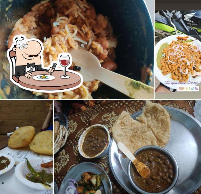 Food at Delhi 6 "Best Chole Bhature in Agra"