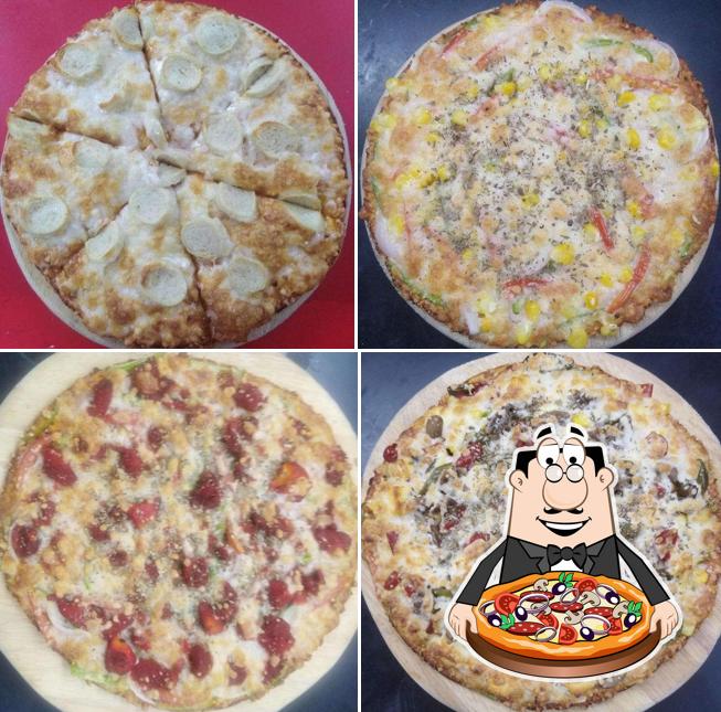 Order different variants of pizza