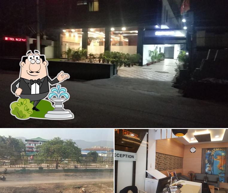 The photo of Hotel Nezone Guwahati’s exterior and interior