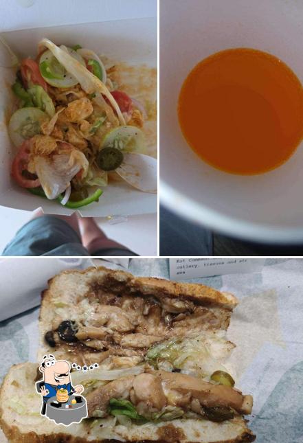 Food at Subway Mapusa Goa