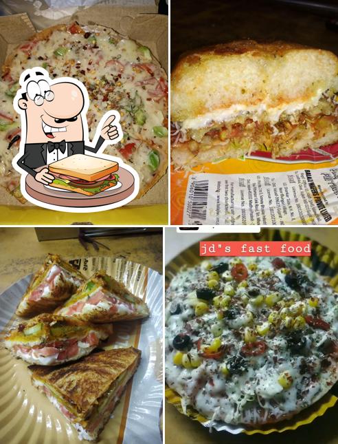 Order a sandwich at JD's Fast Food Bhuj