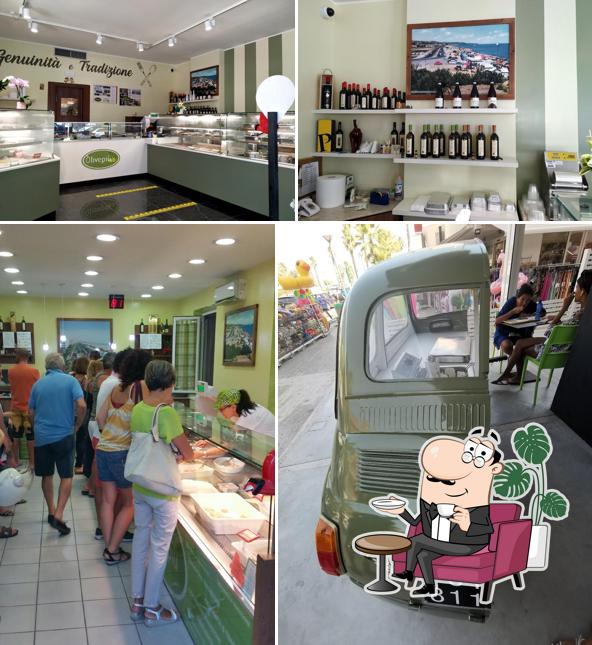 Gli interni di Olive Più